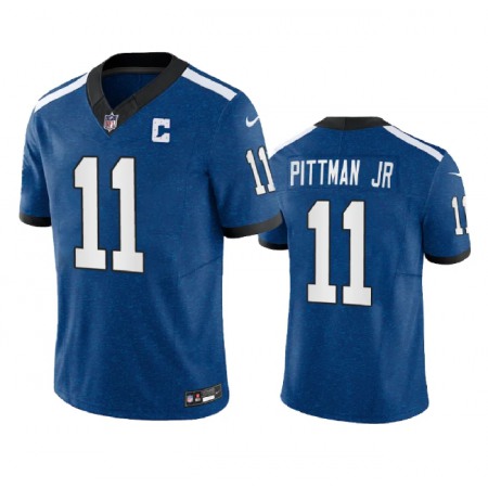 474bd92d77030399300ff15caf0fa8b7.jpeg Men's Indianapolis Colts #11 Michael Pittman Jr. Royal 2023 F.U.S.E. Indiana Nights Limited Stitched Football Jersey