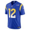Men's Los Angeles Rams #12 Puka Nacua  Royal Vapor F.U.S.E. Limited Player Jersey