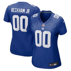 Women's New York Giants #3 Odell Beckham Jr. Nike Royal Team Game Jersey