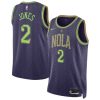 Unisex New Orleans Pelicans #2 Herbert Jones Purple 2024/25 Swingman City Edition Player Jersey