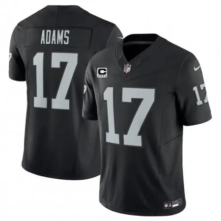 4ee66cf747464f50944cf27f6095a29b.webp Men's Las Vegas Raiders #17 Davante Adams Black 2023 F.U.S.E With 4-Star C Patch Vapor Untouchable Stitched Football Jersey