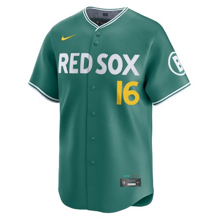 Men's Boston Red Sox #16 Jarren Duran Green 2025 City Connect Limited Player Jersey GPSE