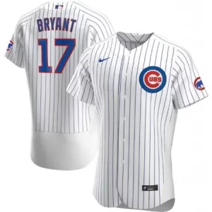 50d9d50ad2c5a8987ac54a91fbf02457.webp Men's Chicago Cubs #17 Kris Bryant White Flex Base Stitched Jersey 0ATO