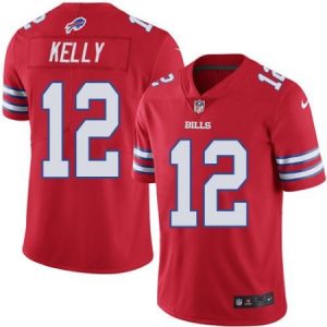 50e42dd46a9075a698b95a74abd4c90e.jpeg Bills #12 Jim Kelly Red Men's Stitched NFL Elite Rush Jersey