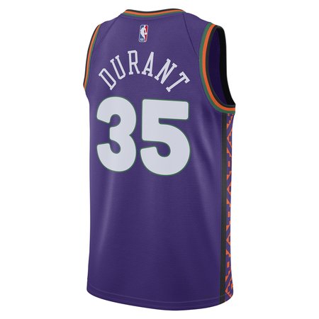 Unisex Phoenix Suns #35 Kevin Durant Purple 2024/25 Swingman City Edition Player Jersey