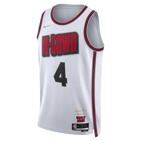 53cc9e4dc7aa175e0ca9afa08af15eb4.jpeg Unisex Houston Rockets #4 Jalen Green White 2024/25 City Edition Swingman Player Jersey