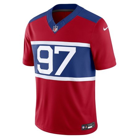 Men's New York Giants #97 Dexter Lawrence II Century Red Alternate Vapor F.U.S.E. Limited Jersey