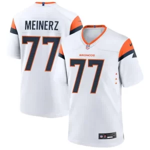 5a8d4cad4d9aafa742dd1215465c4adc.webp Men's Denver Broncos #77 Quinn Meinerz White Alternate Game Jersey