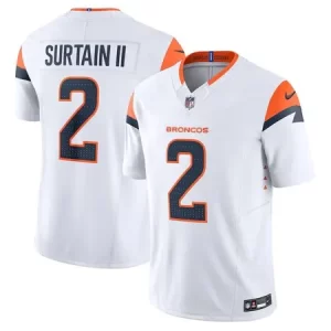 5e07d502f47e9b4cde3604886a9f0b27.webp Men's Denver Broncos #2 Patrick Surtain II White Mile High Collection Vapor F.U.S.E. Limited Jersey