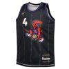 Youth Toronto Raptors #4 Scottie Barnes Black 2024/25 Swingman City Edition Player Jersey