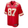 6210c2517207e8d6bdc2f9740edd73f0.jpeg Men's Kansas City Chiefs #87 Travis Kelce Red Super Bowl LIX Game Jersey