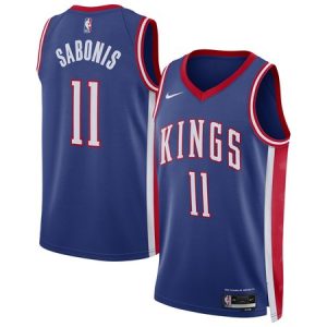 Unisex Sacramento Kings #11 Domantas Sabonis Blue 2024/25 Swingman City Edition Player Jersey