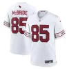 Men's Arizona Cardinals #85 Trey McBride  White Game Jersey