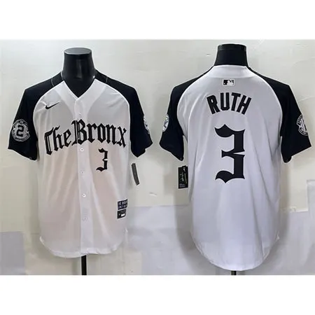 62d0ccd25e2fa864c986492245331fc4.webp Men's New York Yankees #3 Babe Ruth White "Gothic Legacy Edition" Vapor Premier Limited Stitched Baseball Jersey JWR2