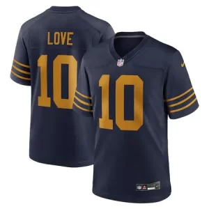 Men's Green Bay Packers #10 Jordan Love Navy The 1923 Classic Game Jersey