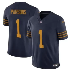 Men's Green Bay Packers #1 Micah Parsons  Navy The 1923 Classic Vapor F.U.S.E. Limited Jersey
