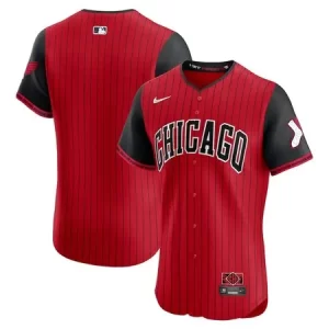 Men's Chicago White Sox  Red/Black 2025 City Connect Elite Jersey