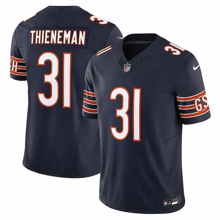 Men's Chicago Bears #31 Dillon Thieneman Navy 2026 NFL Draft Vapor F.U.S.E. Limited Jersey