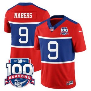 6c4610203dc8bc838dfd29665f6c2dc2.jpeg New York Giants #9 Malik Nabers 100TH Season Commemorative Patch Jersey