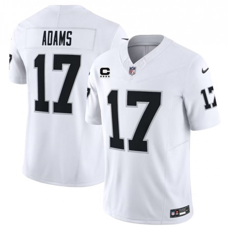 6e10ea9636ae0046c5130dadd7f79016.jpeg Men's Las Vegas Raiders #17 Davante Adams White 2023 F.U.S.E With 4-Star C Patch Vapor Untouchable Stitched Football Jersey