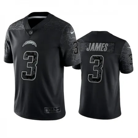 6eb343b03c4c97d0ac6020f38d3e16eb.webp Men's Los Angeles Chargers #3 Derwin James Black Reflective Limited Stitched Football Jersey