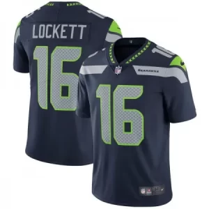 Men's Seattle Seahawks #16 Tyler Lockett College Navy Vapor Untouchable Limited Stitched NFL Jersey