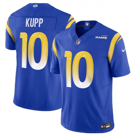 6ffbaaae6a3e954576ec2cbd2036a9ea.jpeg Men's Los Angeles Rams #10 Cooper Kupp Royal 2023 F.U.S.E. Vapor Untouchable Limited Stitched Football Jersey