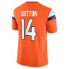 Men's Denver Broncos #14 Courtland Sutton Orange Mile High Collection Vapor F.U.S.E. Limited Jersey