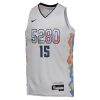 72adce0208e1f91cfacf80a4155820b8.jpeg Youth Denver Nuggets #15 Nikola Jokic White 2024/25 Swingman City Edition Player Jersey