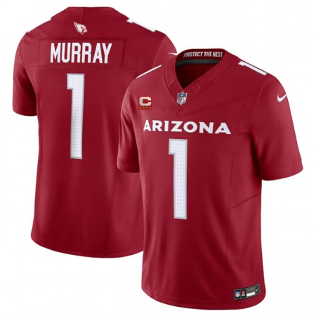 73531200bbfcebc1cccc61dde7e9b9e8.jpeg Men's Arizona Cardinals #1 Kyler Murray Red 2023 F.U.S.E. With 4-Star C Patch Vapor Untouchable Limited Stitched Football Jersey