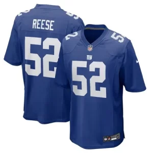 Men's New York Giants #52 Arvell Reese Royal 2026 NFL Draft Game Jersey