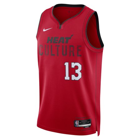 7705cc998d11fbb5fbc9fad8f02968d6.jpeg Unisex Miami Heat Bam Adebayo Red 2024/25 Swingman Player Jersey - City Edition