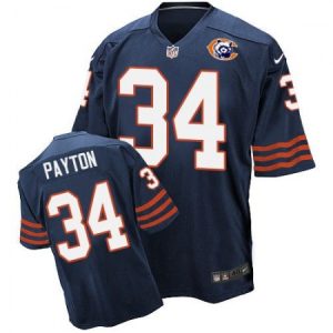78b1e0b903ce8114df6abd795d33d55f.jpeg Bears #34 Walter Payton Navy Blue Throwback Men's Stitched NFL Elite Jersey