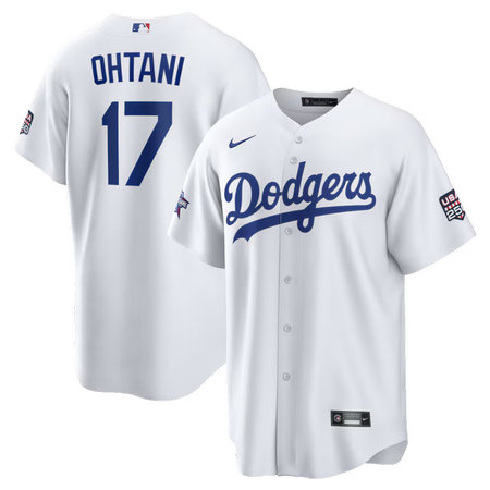Youth Los Angeles Dodgers #17 Shohei Ohtani Nike White 2026 All-Star Game Replica Jersey