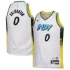 7c4fc8a5a7c977ce30ebe8dd14c6bb31.webp Youth Indiana Pacers #0 Tyrese Haliburton White 2024/25 Swingman City Edition Player Jersey