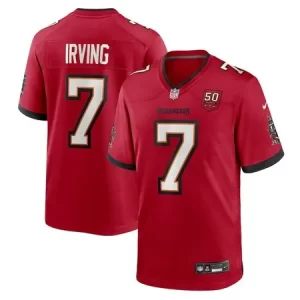 7d31fc1838bbcb7c623130340c9d3f72.webp Men's Tampa Bay Buccaneers #7 Bucky Irving Red 50th Anniversary Game Jersey