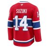 Men's Montreal Canadiens #14 Nick Suzuki Red Home Premium Jersey