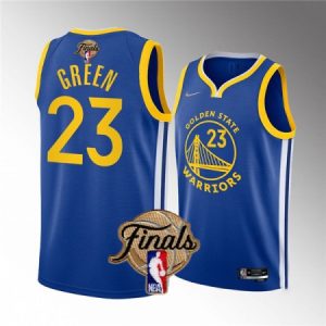 831ddede7a0af67bee702d725eca3edc.jpeg Youth Golden State Warriors #23 Draymond Green 2022 Blue NBA Finals Stitched Jersey