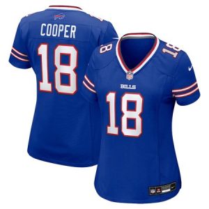 832f00db667999c2001958599db8ea1e.jpeg Women's Buffalo Bills #18 Amari Cooper Royal Team Game Jersey