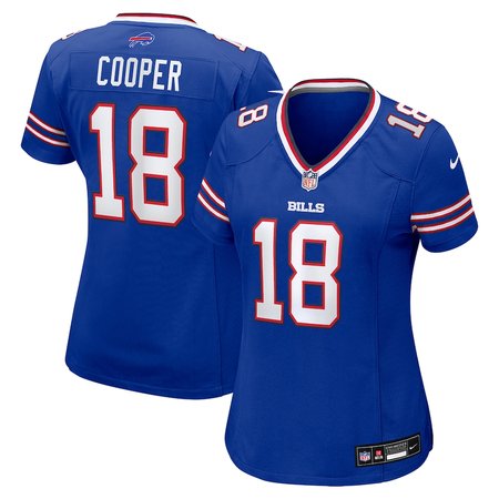 Women's Buffalo Bills #18 Amari Cooper Royal Team Game Jersey