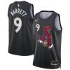 84464bcbdda1daa939670b4eab29203f.jpeg Unisex Toronto Raptors RJ Barrett Black 2024/25 Swingman Player Jersey - City Edition