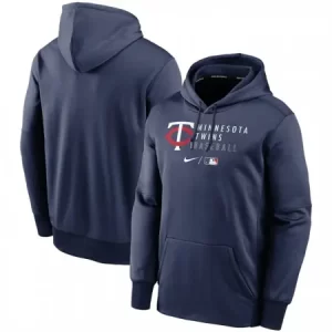 Men's Minnesota Twins Navy 2022 Performance Pullover Hoodie XGUH