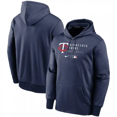 Men's Minnesota Twins Navy 2022 Performance Pullover Hoodie XGUH