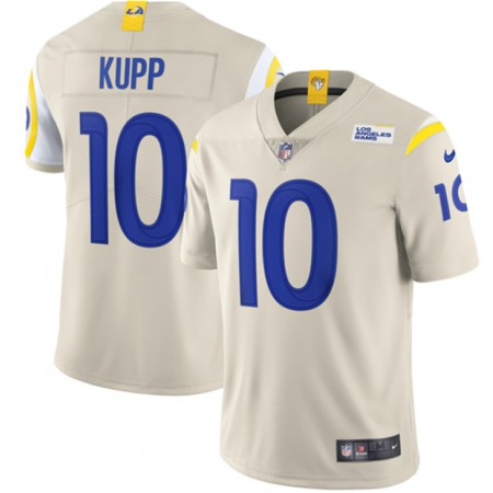 853965508446855497af919f8c5281f5.jpeg Men's Los Angeles Rams #10 Cooper Kupp 2020 Bone Vapor Limited Stitched Jersey