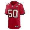 Men's Tampa Bay Buccaneers #50 Vita Vea Red 50th Anniversary Game Jersey
