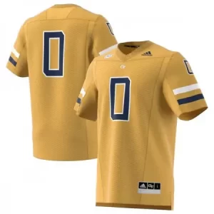 Men's Georgia Tech Yellow Jackets ACTIVE PLAYER Custom Gold Stitched Jersey