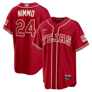 8ad0abcf8f3694e286acc1bdce652529.jpeg Youth Texas Rangers #24 Brandon Nimmo Nike Red 2026 City Connect Stadium Jersey F4Q5