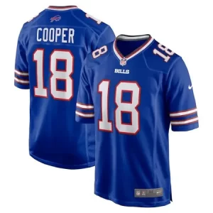 Men's Buffalo Bills #18 Amari Cooper Royal Game Jersey