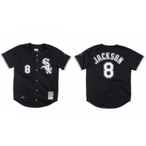 8db768c21f2e4899e9e29261421a293d.webp Men's Chicago White Sox #8 Bo Jackson Black Stitched Jersey