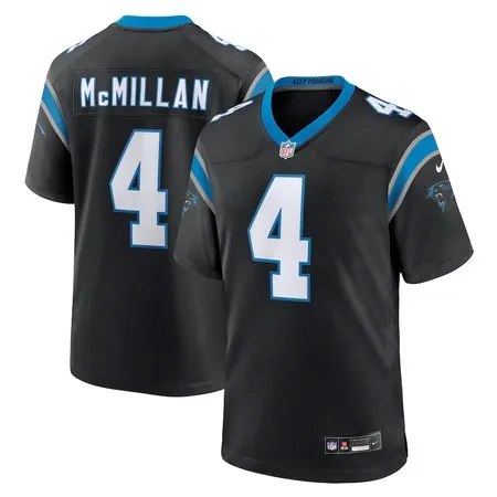 8e3b3ca0964f3dc4dc156760979944d3.webp Men's Carolina Panthers #4 Tetairoa McMillan Black 2025 NFL Draft First Round Pick Game Jersey